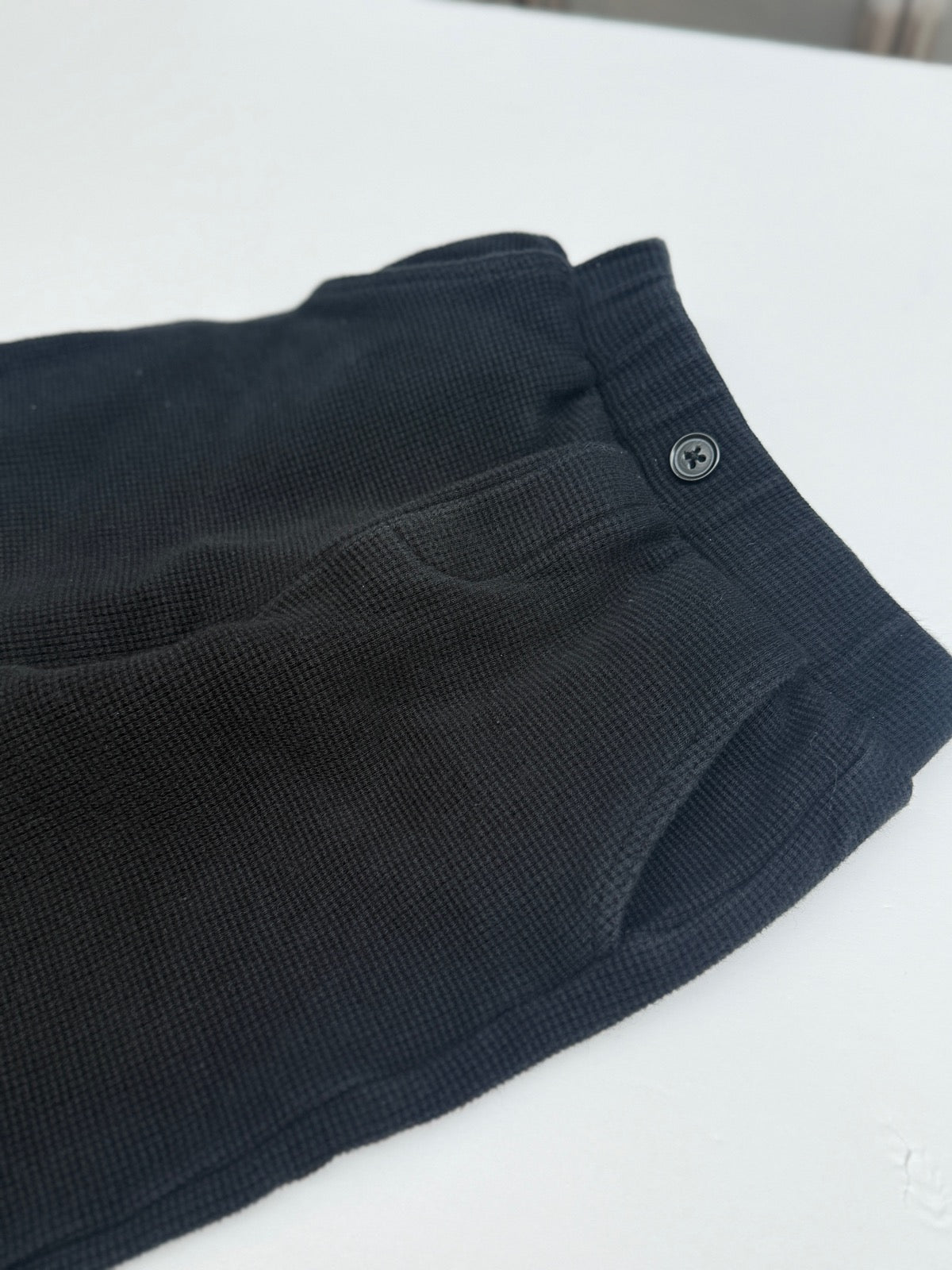 Zara Black Waffle Knit Pants 5Y
