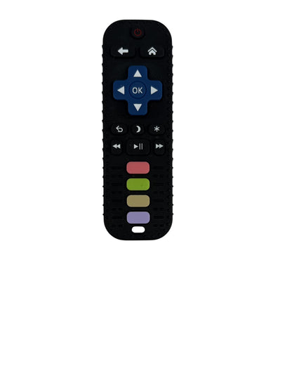 Roku Remote Silicone teether toy Black