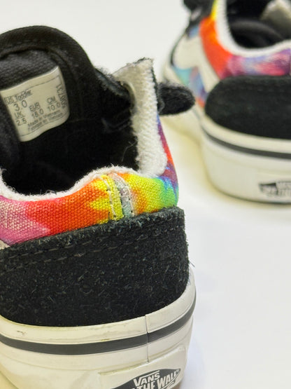Vans Old Skool Rainbow Tie-Dye Toddler Size 3