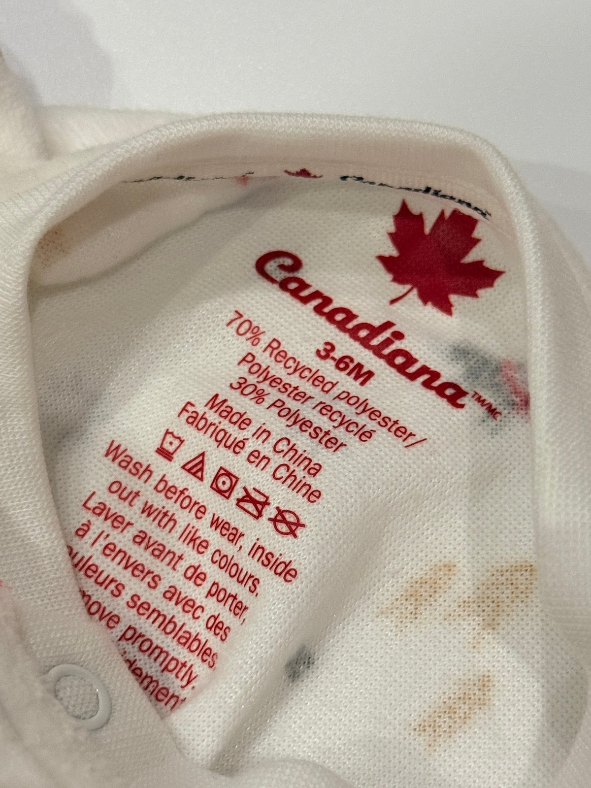 Canadiana Holiday Footed Sleeper 3-6M