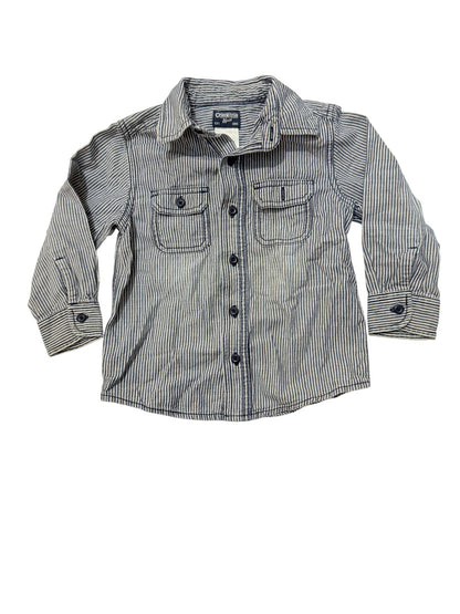 OshKosh B'gosh Striped Button-Up Shirt 3T