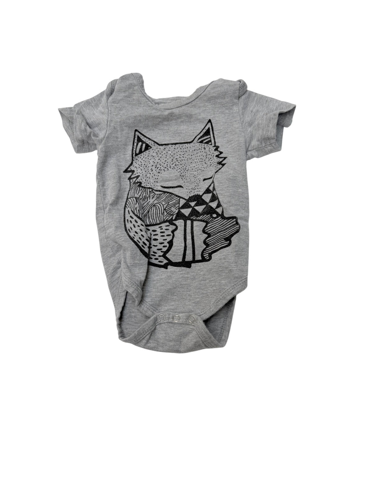 Fox Print Bodysuit 3M