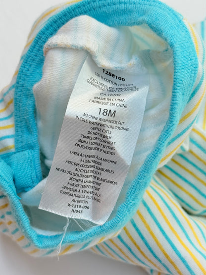 Rococo Striped Bee Bodysuit 18m