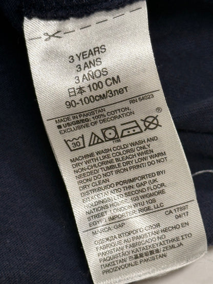 Baby Gap Navy Long Sleeve Polo 3T