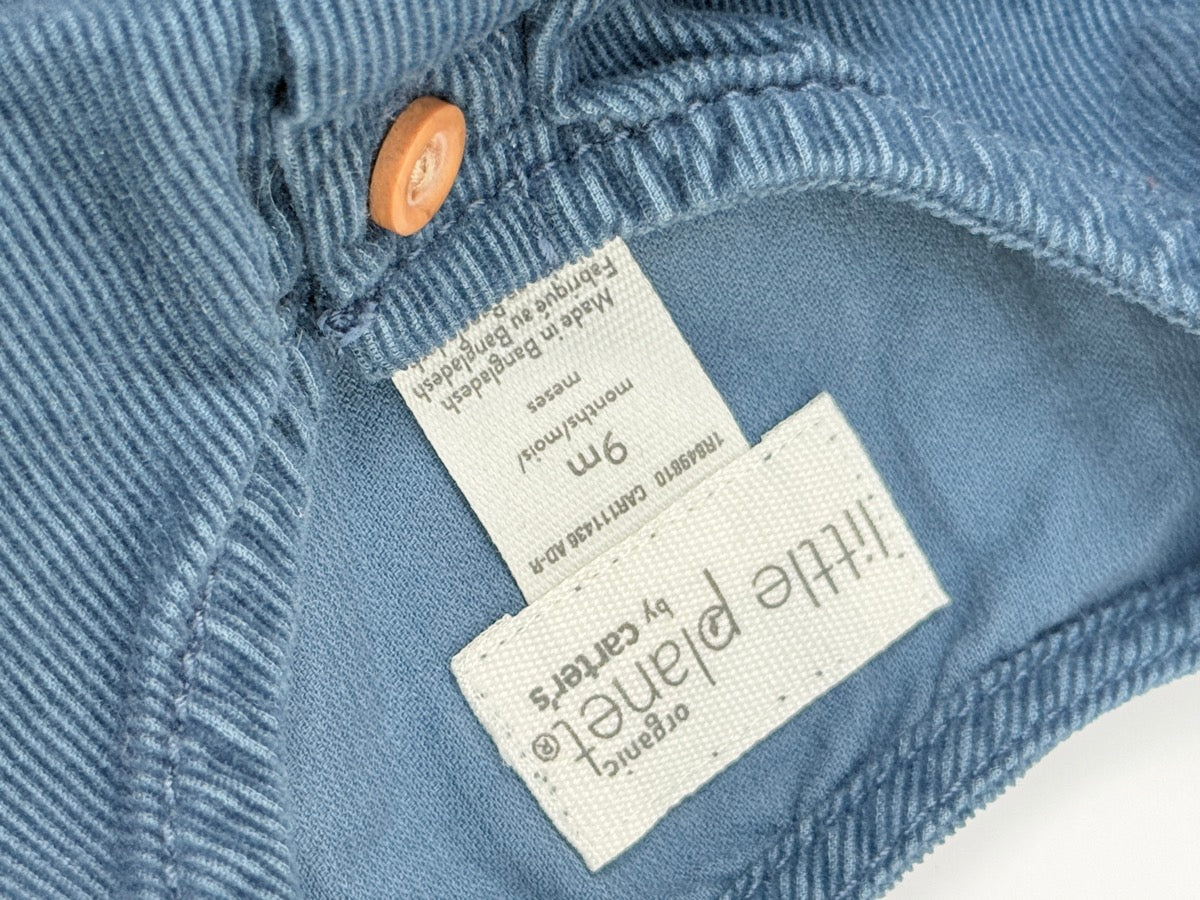 Little Planet by Carter's Blue Corduroy Dress 9m