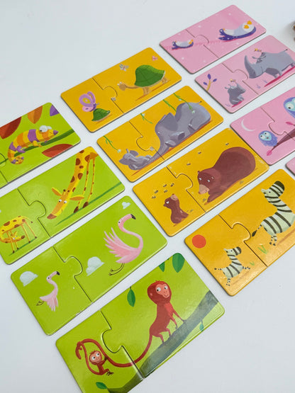 Djeco Puzzle Duo Mom & Baby 12 Puzzles