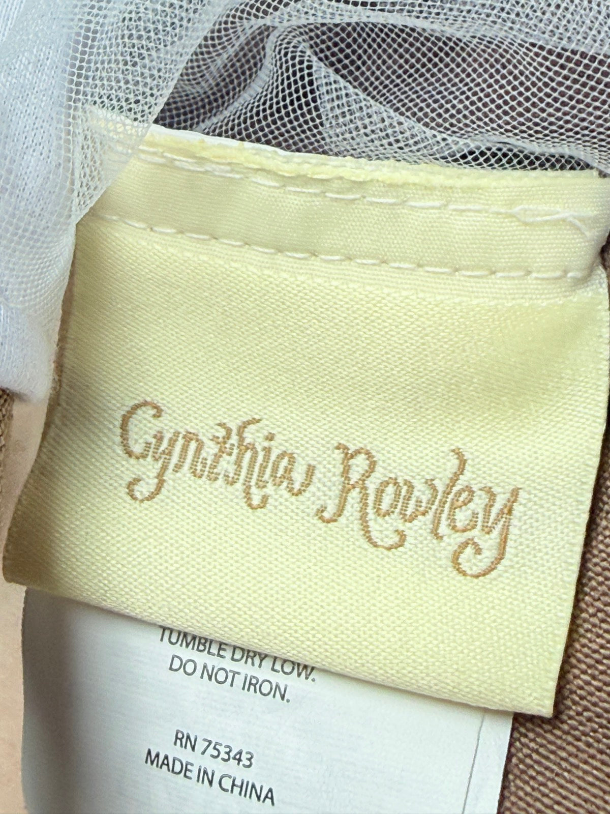 Cynthia Rowley Cowgirl Rag Doll Toy