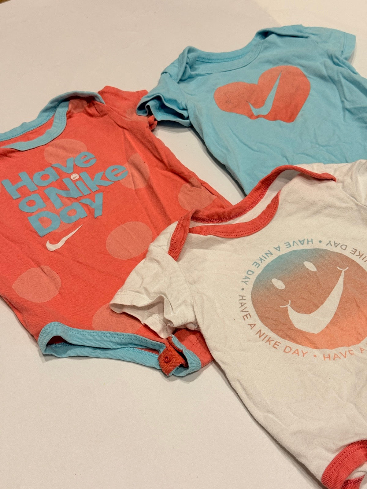 Nike Have A Nike Day Bodysuit 3-Pack 9-12M