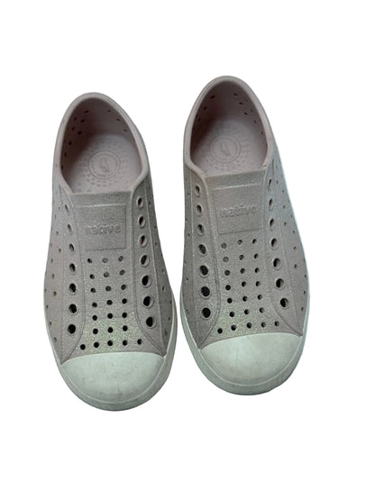 Native Jefferson Pink Glitter Slip-On Shoes Toddler C11 US11