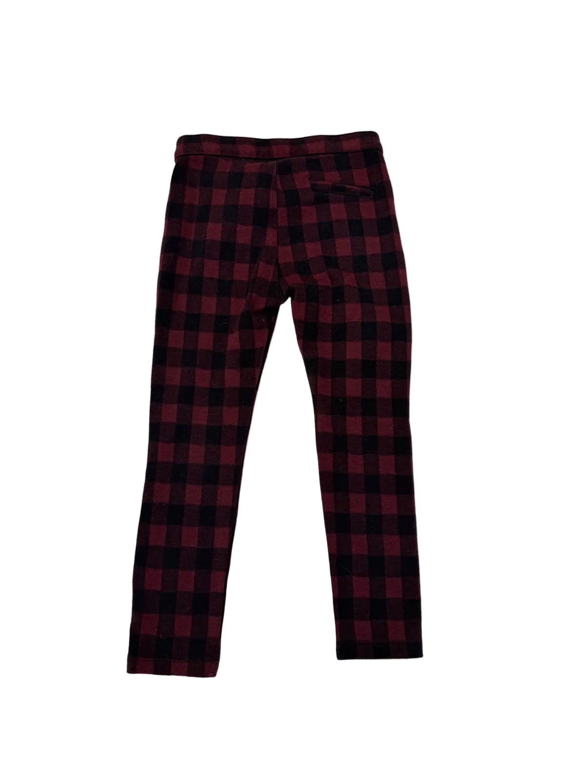 Zara Girls Plaid Zipper Pants Size 5-6Y