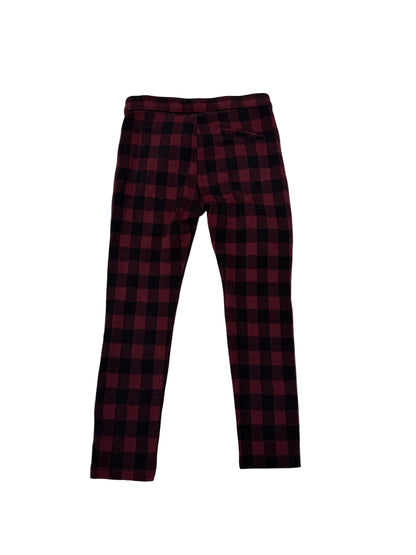 Zara Girls Plaid Zipper Pants Size 5-6Y