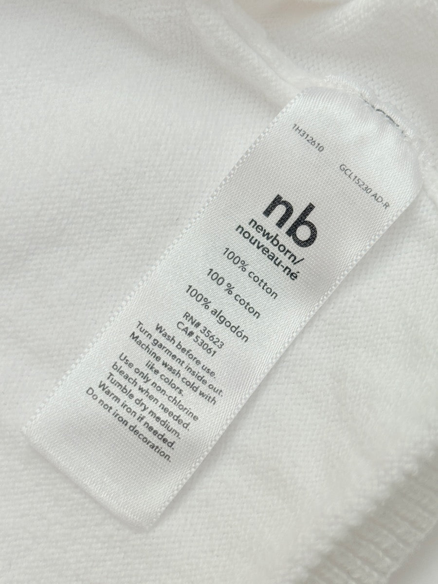 Carter's White Bodysuit Newborn