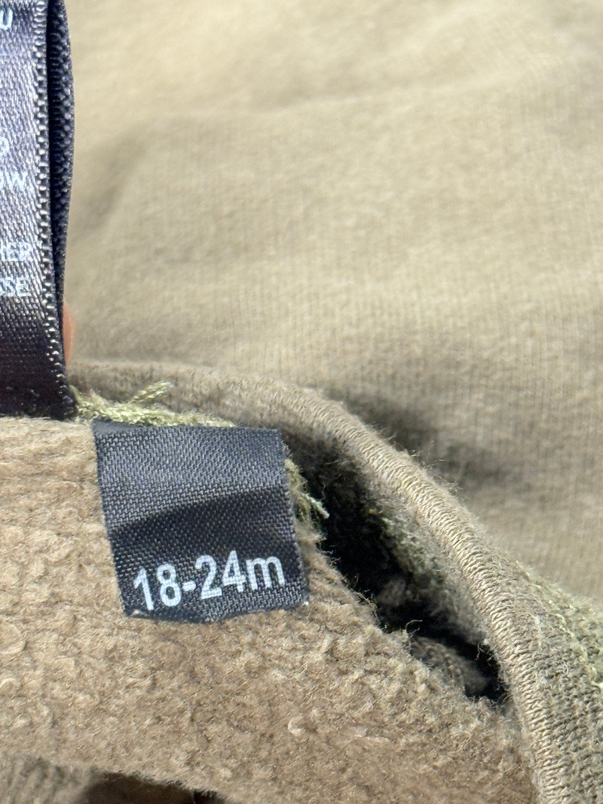 Wooly Doodle Olive Green Joggers 18-24M
