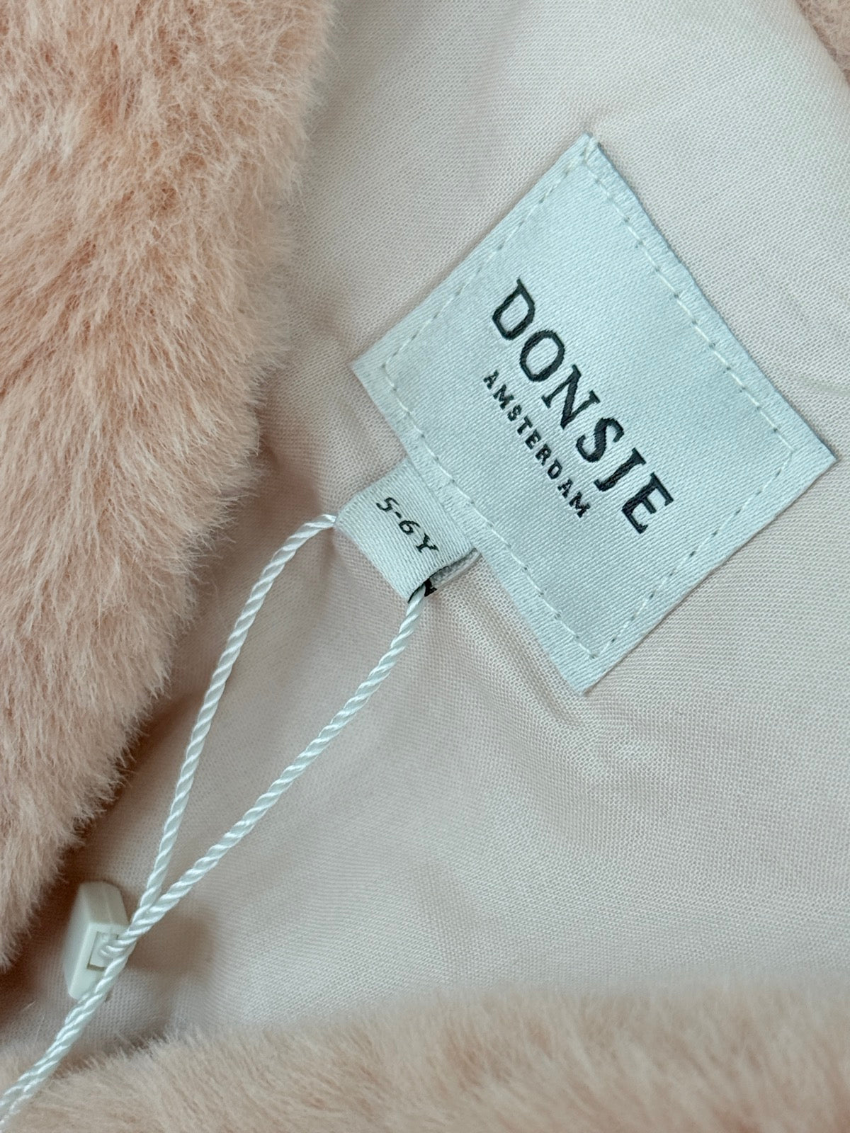Donsje Pimmy Gilet Cloudy Rose Teddy 5-6Y