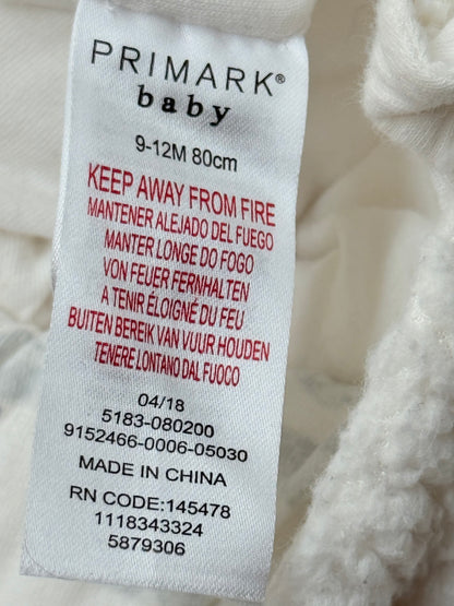 Primark Baby Sherpa Lamb Snowsuit 9-12M