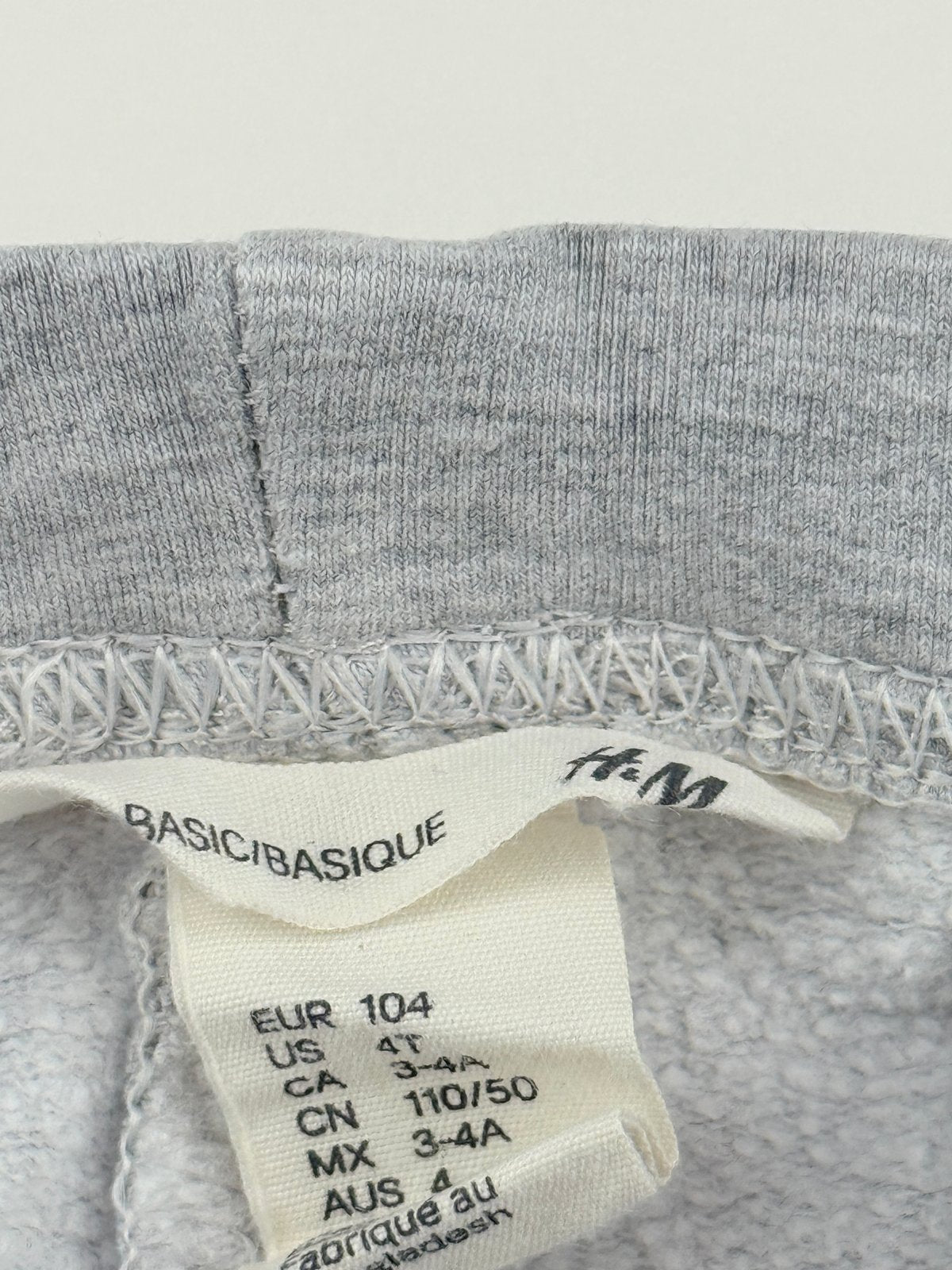 H&M Basic Gray Leggings Size 3-4Y