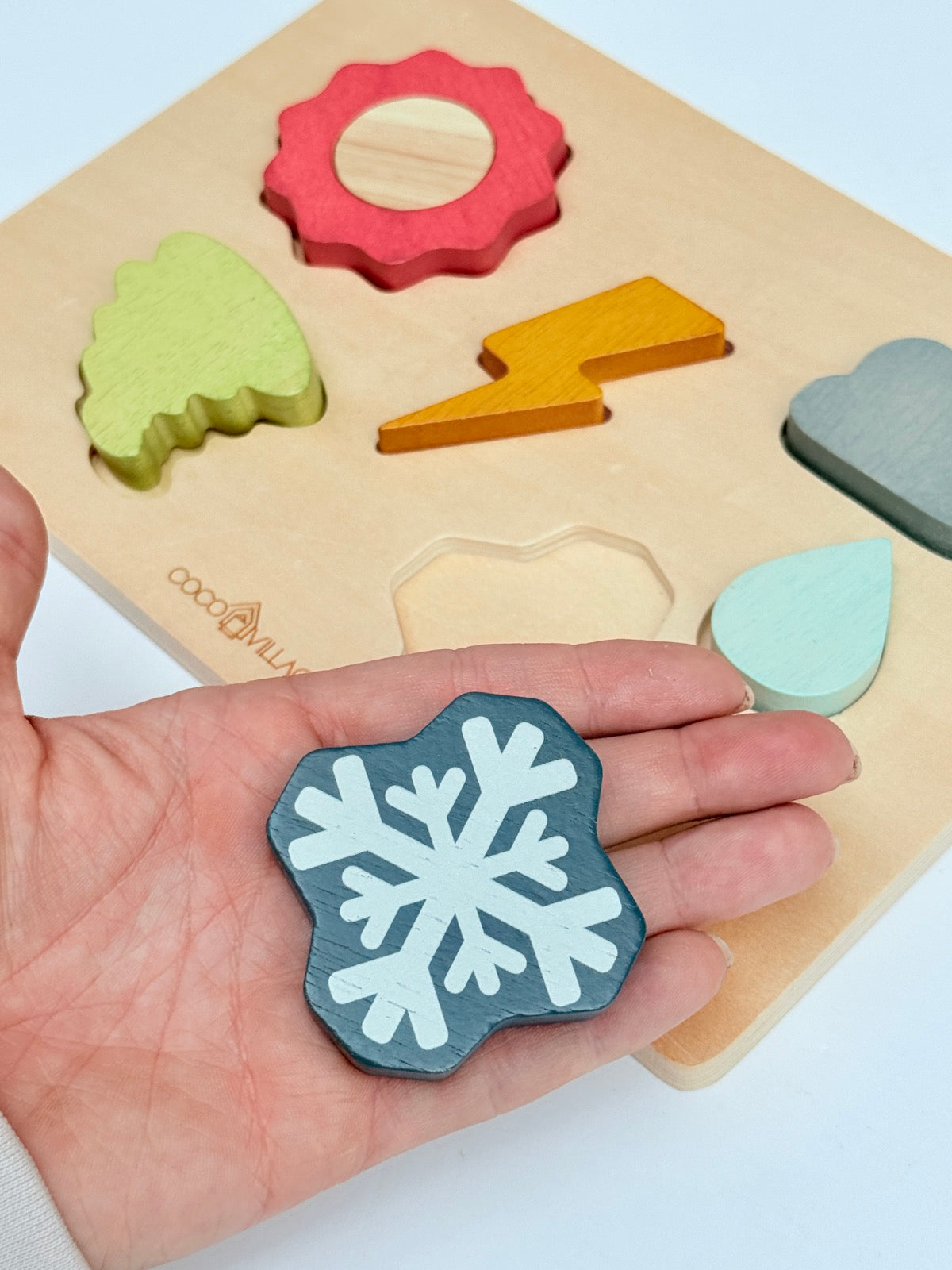 Coco Village Wooden Weather Puzzle Toy