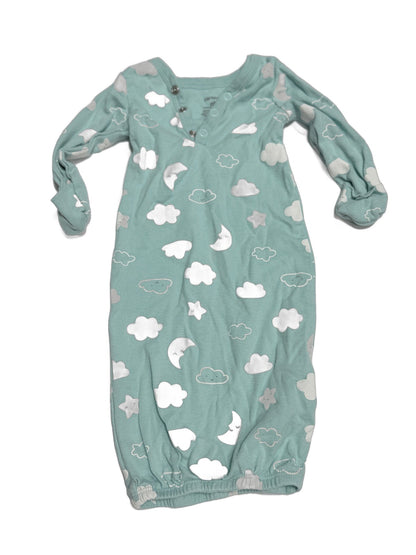 Carter's Teal Cloud Sleep Gown Newborn