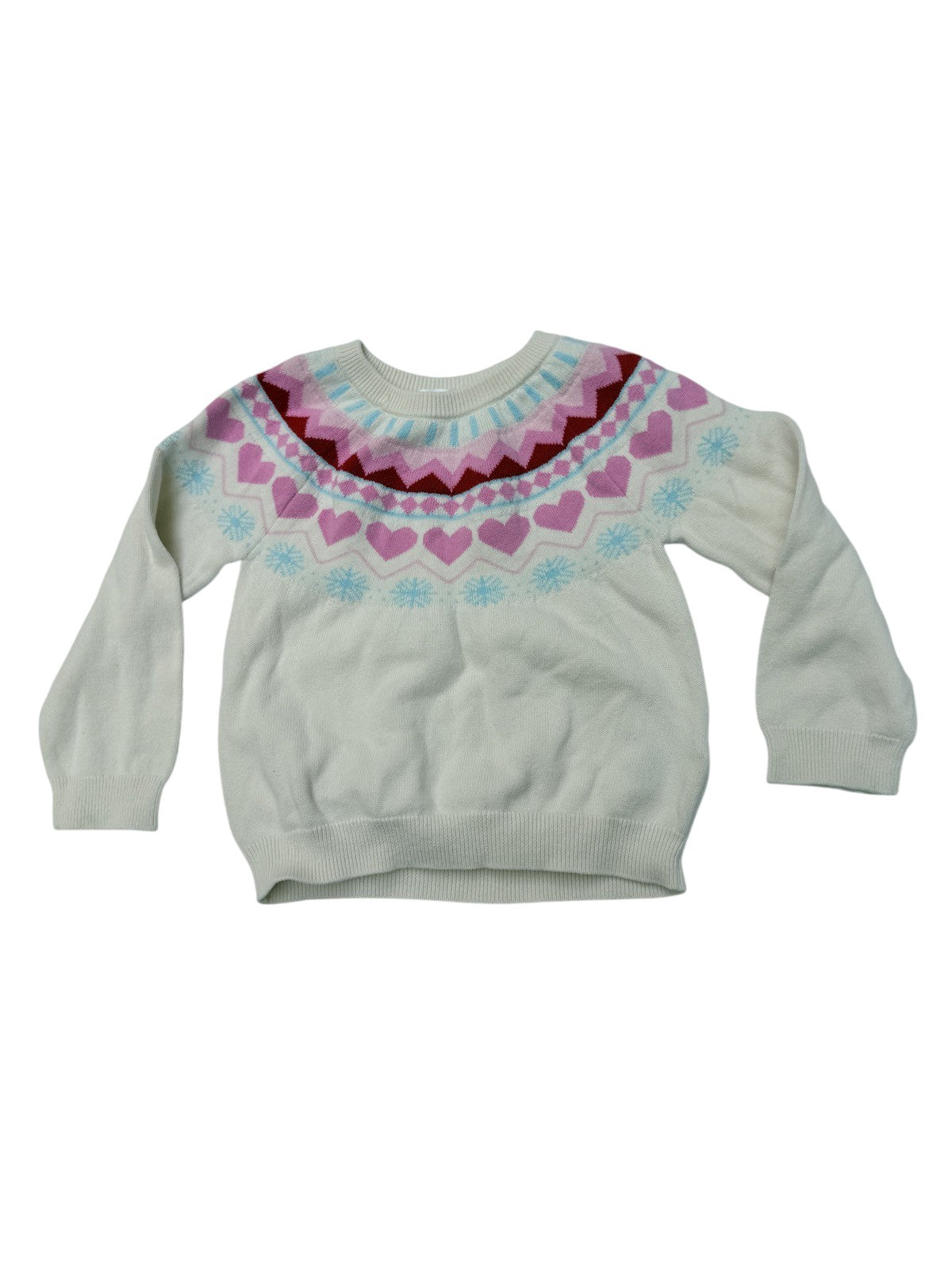 Joe Fresh Fair Isle Heart Sweater Size 2T