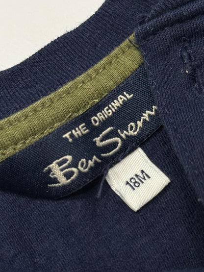 Ben Sherman Striped Henley Tee 18M
