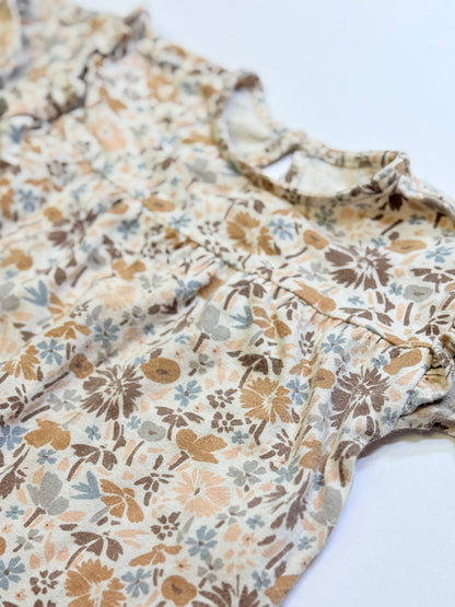Baby Gap Floral Organic Cotton Romper 6-12m