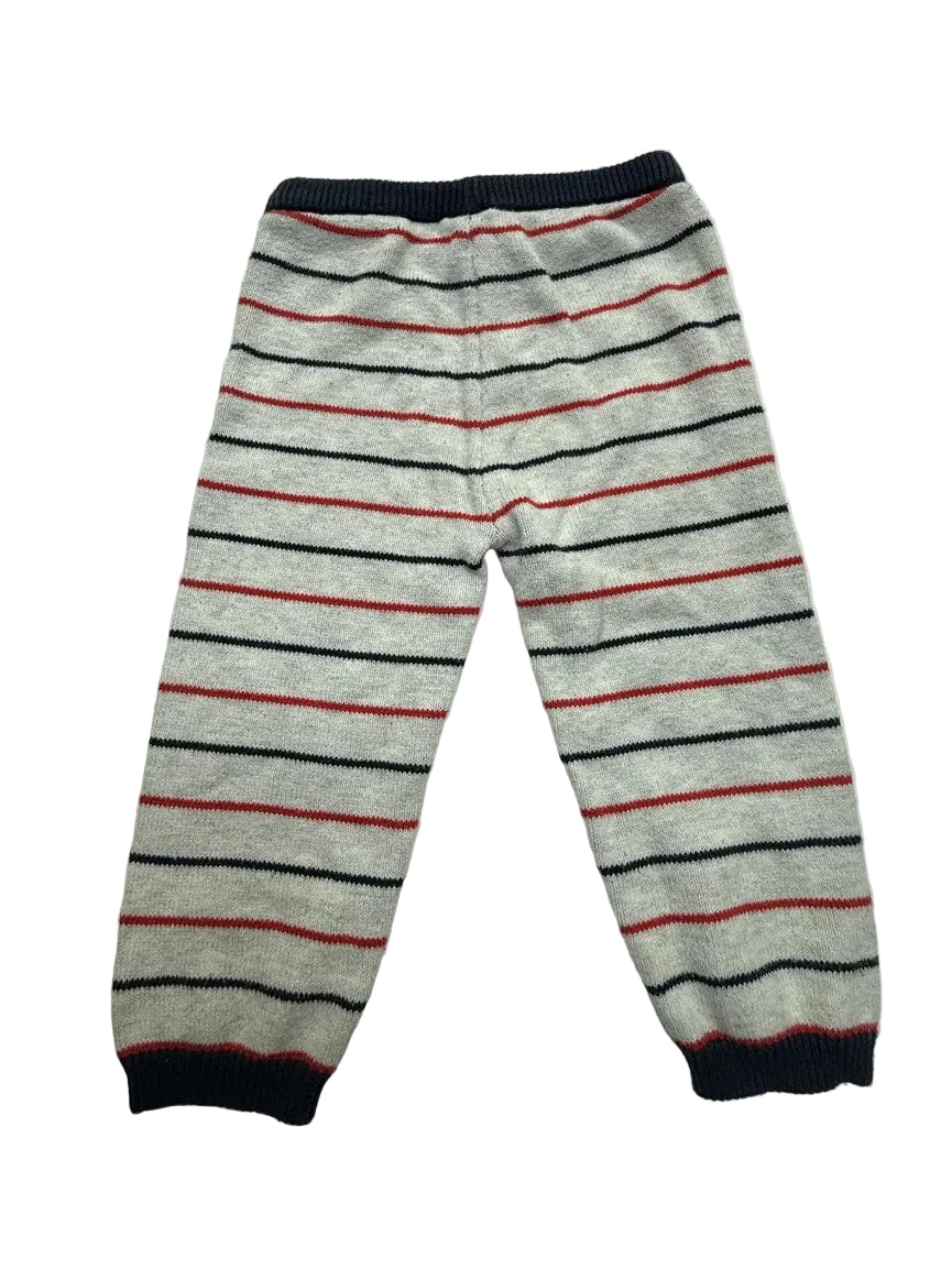 Janie and Jack Striped Knit Jogger Pants 12-18m