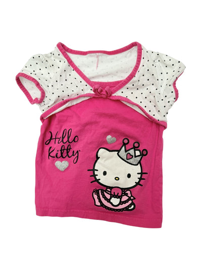 Hello Kitty Pink Polka Dot T-Shirt 2T
