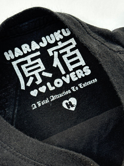 Harajuku Lovers Foodie Cutie Black Tee Size 4