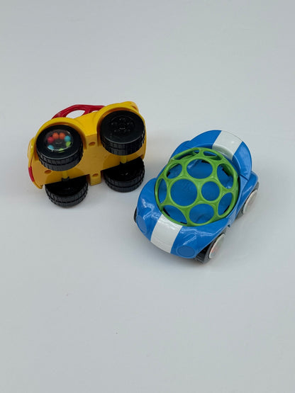Oball Rattle & Roll Baby Toy Cars Set 2
