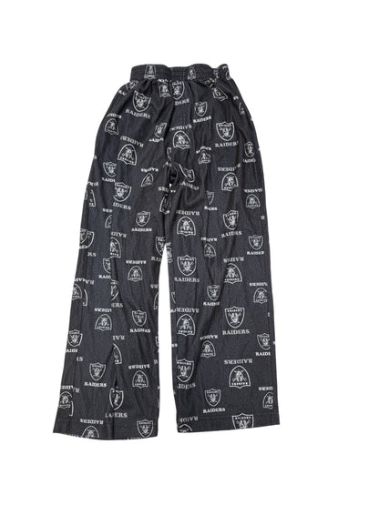 NFL Raiders Pajama Pants Youth Size 8