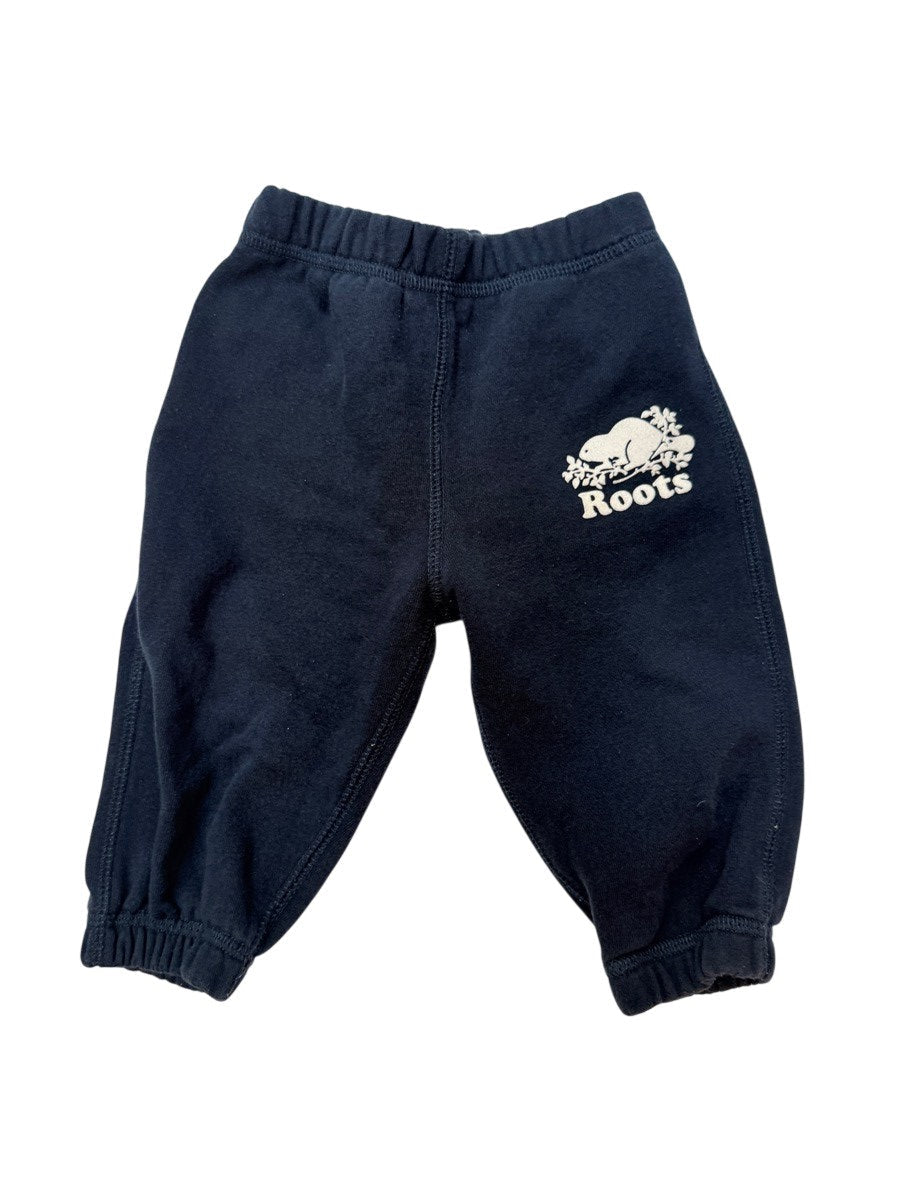 Baby Roots Navy Joggers 6-12M
