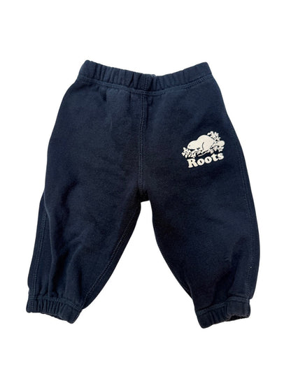 Baby Roots Navy Joggers 6-12M