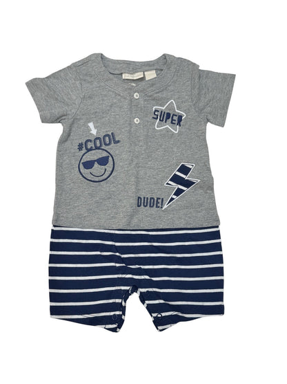 First Impressions Dude Cool Romper 12M