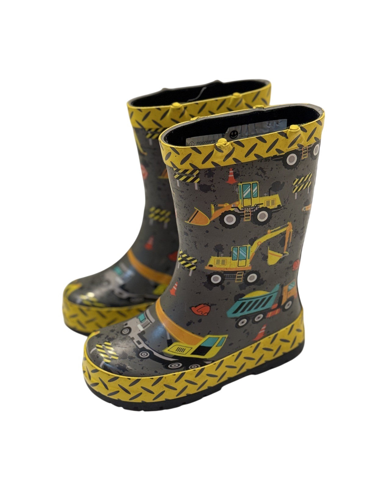 George Construction Digger Rain Boots Size 7