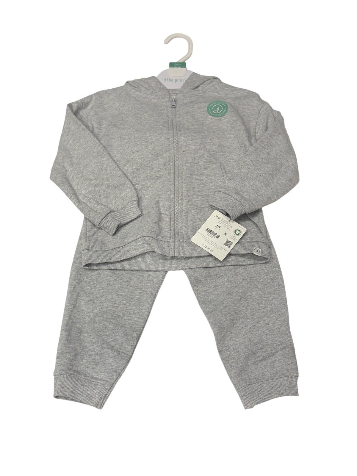 Little Planet by Carter's Gray Tracksuit Set 24M