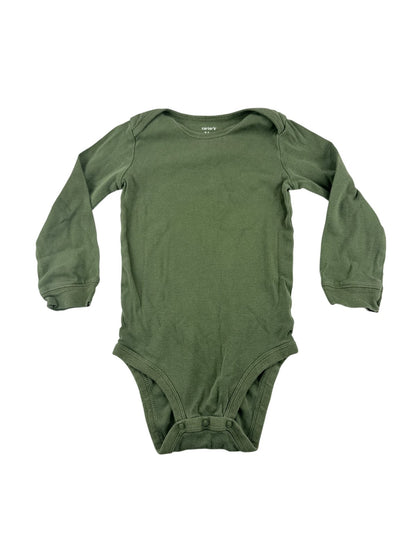 Carter's Olive Green Long Sleeve Bodysuit 24M