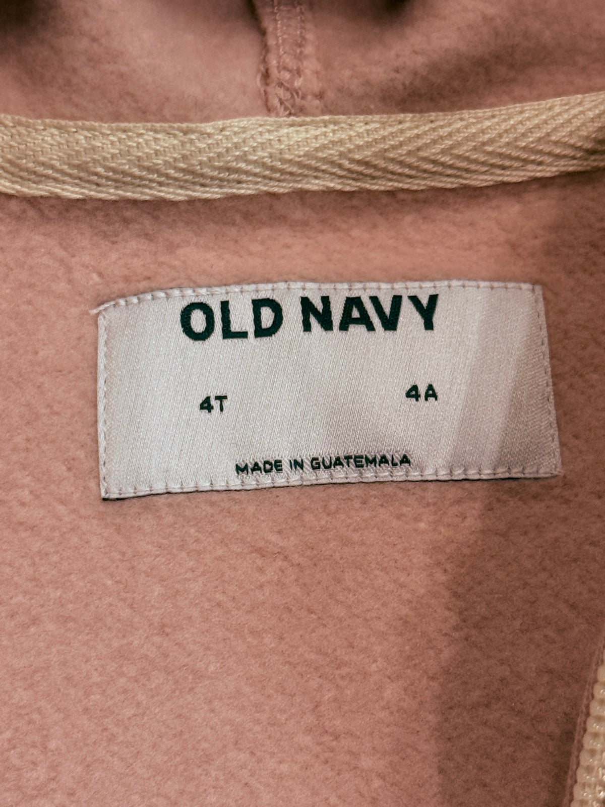 Old Navy Pink Zip-Up Hoodie 4T