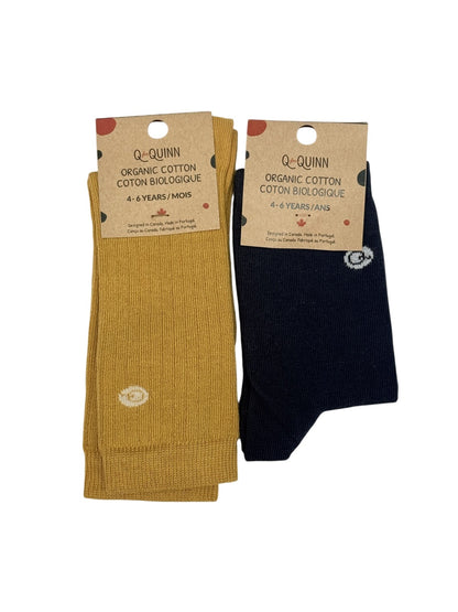 Q for Quinn Organic Cotton Socks 4-6 Years