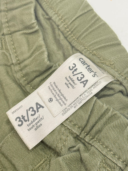 Carter's Olive Green Flare Pants 3T