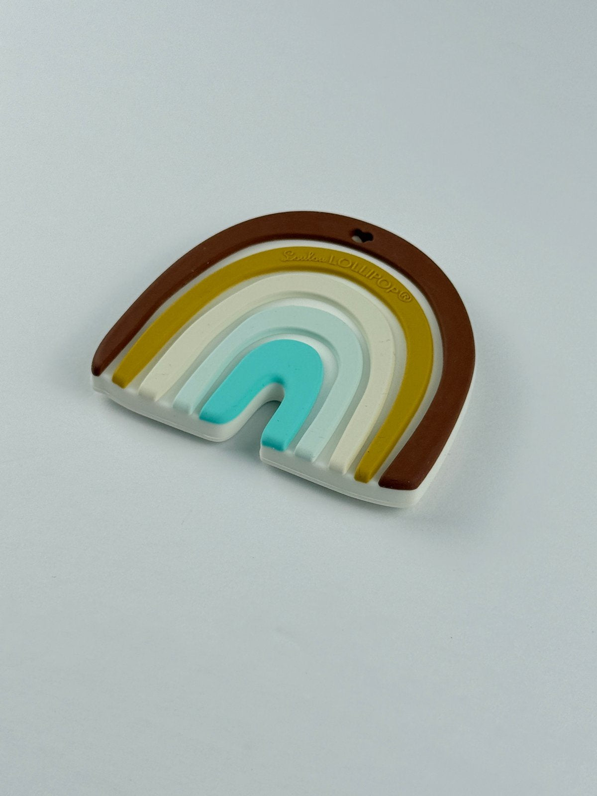 Loulou Lollipop Rainbow Silicone Teether