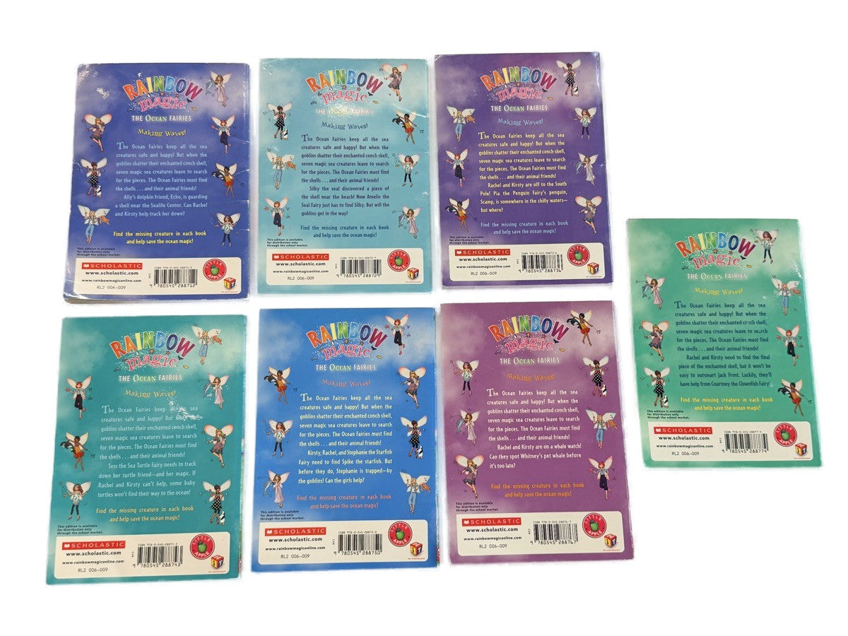 7 Daisy Meadows Ocean Fairies Books Bundle