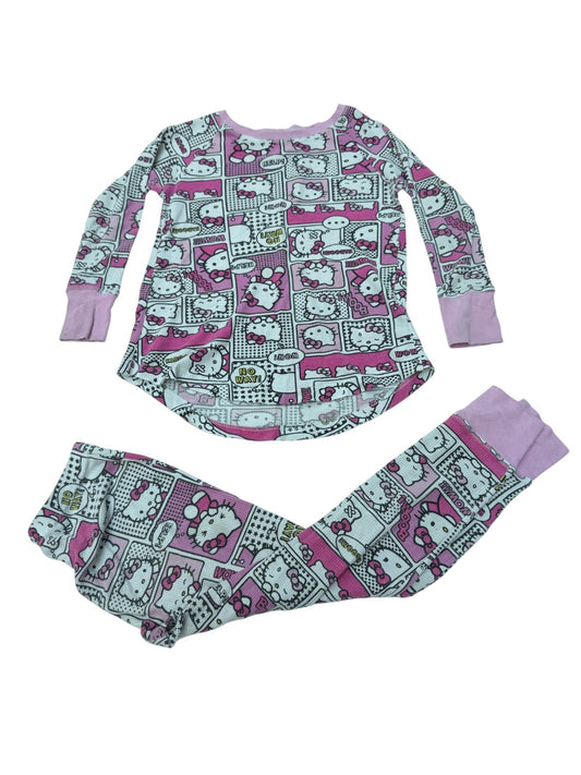 Hello Kitty Thermal Pajama Set Size XS