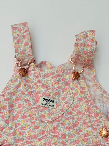 OshKosh B'gosh Floral Overall Dress 3M