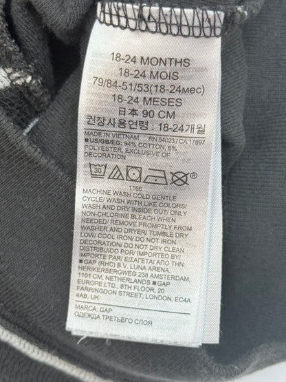 Baby Gap Striped Zip Hoodie 18-24M