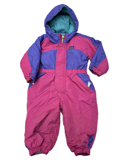 L.L. Bean Snow Suit Colorblock 12-24m