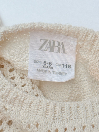 Zara Crochet Lace Trim Top Set 5-6Y