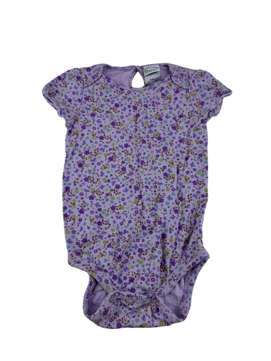 Circo Floral Purple Bodysuit 24M