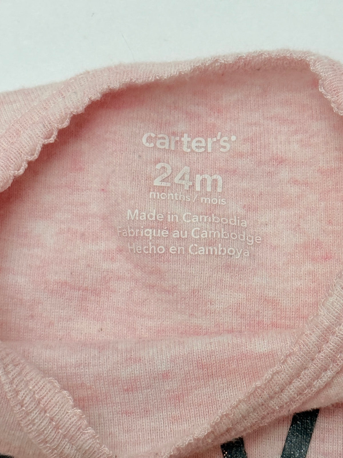 Carter's LOVE Cat Bodysuit 24M