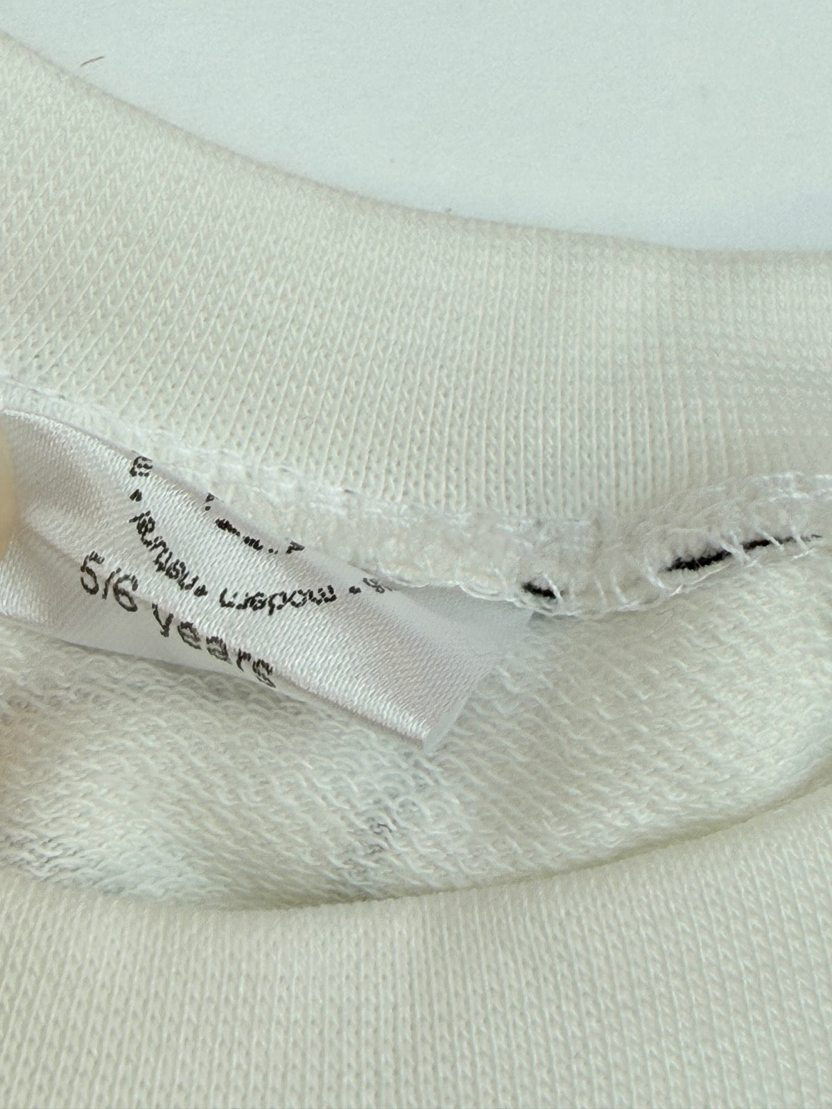 Ole Design Bunny Sweatshirt 5 6 Years