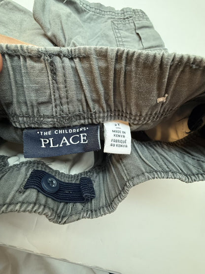 The Children's Place Gray Cargo Shorts 2T